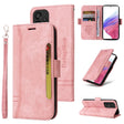 For Samsung Galaxy A53 5G BETOPNICE Dual-side Buckle Leather Phone Case(Pink) - Galaxy Phone Cases by BETOPNICE | Online Shopping South Africa | PMC TechLife | Buy Now Pay Later Mobicred