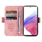 For Samsung Galaxy A53 5G BETOPNICE Dual-side Buckle Leather Phone Case(Pink)