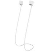 For AirPods Pro 2 Bluetooth Headset Anti-lost Rope Magnetic Silicone Lanyard(White)