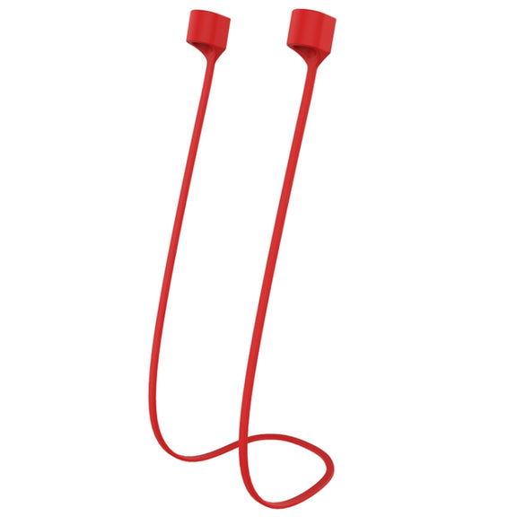 For AirPods Pro 2 Bluetooth Headset Anti-lost Rope Magnetic Silicone Lanyard(Red)
