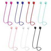 For AirPods Pro 2 Bluetooth Headset Anti-lost Rope Magnetic Silicone Lanyard(Pink)