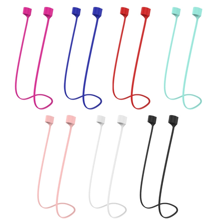 For AirPods Pro 2 Bluetooth Headset Anti-lost Rope Magnetic Silicone Lanyard(Blue)