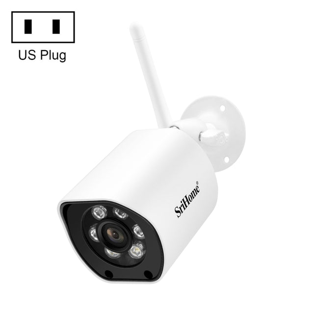 SriHome SH034C 4.0MP AI Humanoid Tracking WiFi Outdoor Surveillance Camera(US Plug)