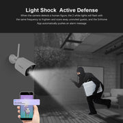 SriHome SH034C 4.0MP AI Humanoid Tracking WiFi Outdoor Surveillance Camera(US Plug)