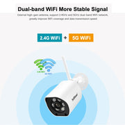 SriHome SH034C 4.0MP AI Humanoid Tracking WiFi Outdoor Surveillance Camera(EU Plug)