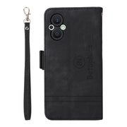 For OPPO Reno 7Z 5G BETOPNICE Dual-side Buckle Leather Phone Case(Black)
