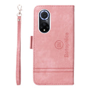 For Huawei nova 9 BETOPNICE Dual-side Buckle Leather Phone Case(Pink)