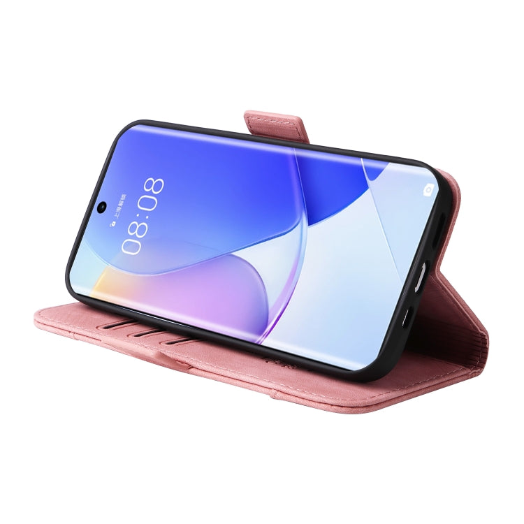 For Huawei nova 9 BETOPNICE Dual-side Buckle Leather Phone Case(Pink)