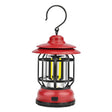 Portable Retro Hanging Lamp Lantern Camping Tent Light, Type:USB Charging(Red) - free shipping - PMC TechLife - Order now!