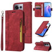 For OPPO Reno8 Pro 5G Global / Reno8 Pro+ BETOPNICE Dual-side Buckle Leather Phone Case(Red)
