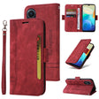 For vivo Y02s / Y16 4G BETOPNICE Dual-side Buckle Leather Phone Case(Red) - vivo Cases by BETOPNICE | Online Shopping South Africa | PMC TechLife | Buy Now Pay Later Mobicred