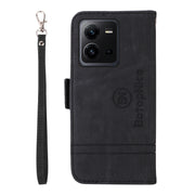 For vivo V25 / V25e 4G Global BETOPNICE Dual-side Buckle Leather Phone Case(Black)
