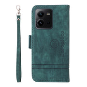 For vivo V25 / V25e 4G Global BETOPNICE Dual-side Buckle Leather Phone Case(Green)
