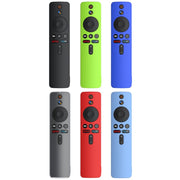 For Xiaomi MiBox S Solid Color Silicone Protective Cover(Red)