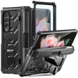 For Samsung Galaxy Z Fold3 5G Armored All-inclusive Shockproof Folding Phone Case(Black) - Galaxy Phone Cases by PMC TechLife | Online Shopping South Africa | PMC TechLife | Buy Now Pay Later Mobicred