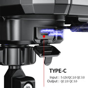 Kewig M18L-A1 Motorcycle / Bicycle Handlebar Wireless Charging Water-resistant Box Mobile Phone Holder