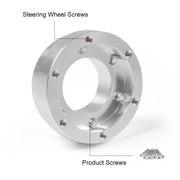 For Logitech G29 G920 G923 70mm Gaming Steering Wheel Adapter(Silver)