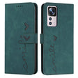 For Xiaomi 12T/12T Pro/Redmi K50 Ultra Skin Feel Heart Pattern Leather Phone Case(Green) - free shipping - PMC TechLife - Order now!