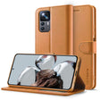 For Xiaomi 12T / 12T Pro LC.IMEEKE Calf Texture Leather Phone Case(Yellow) - free shipping - PMC TechLife - Order now!