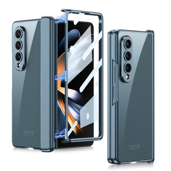 For Samsung Galaxy Z Fold4 GKK Integrated Magnetic Hinged Phantom Phone Case(Green)
