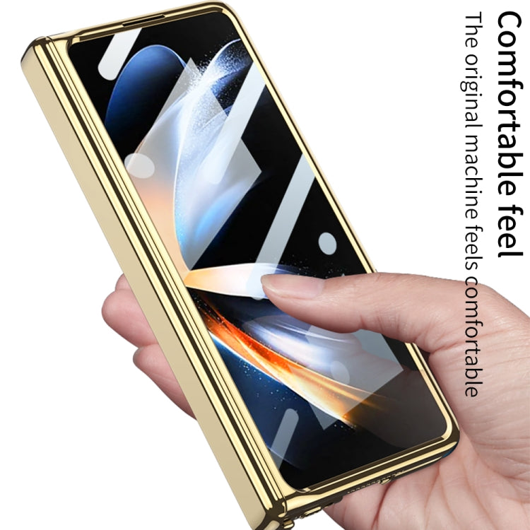 For Samsung Galaxy Z Fold4 GKK Integrated Magnetic Hinged Phantom Phone Case(Green)