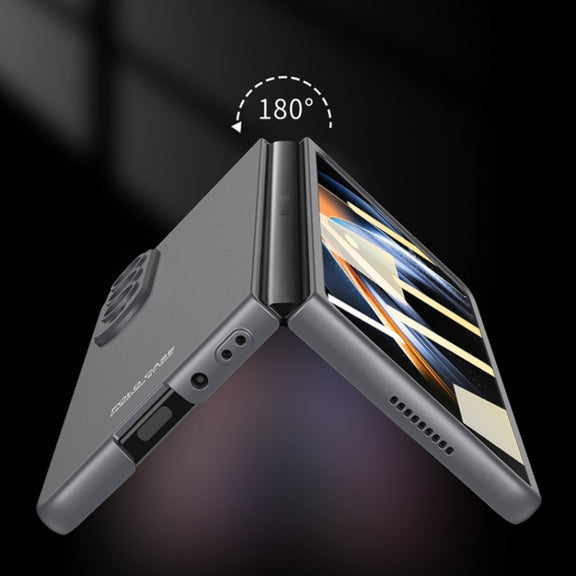 For Samsung Galaxy Z Fold4 GKK Integrated Ultra-thin Full Coverage Phone Flip Case(Silver)