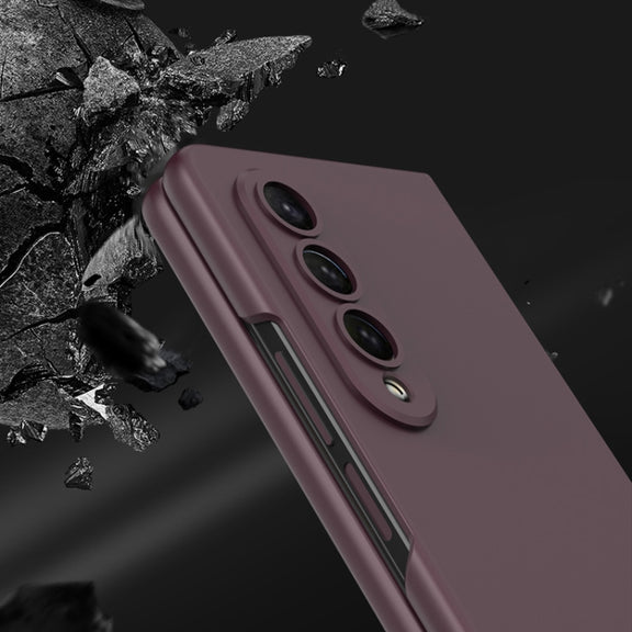 For Samsung Galaxy Z Fold4 GKK Integrated Ultra-thin Full Coverage Phone Flip Case(Black)