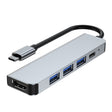 5 in 1 USB-C / Type-C to USB Docking Station HUB Adapter - free shipping - PMC TechLife - Order now!