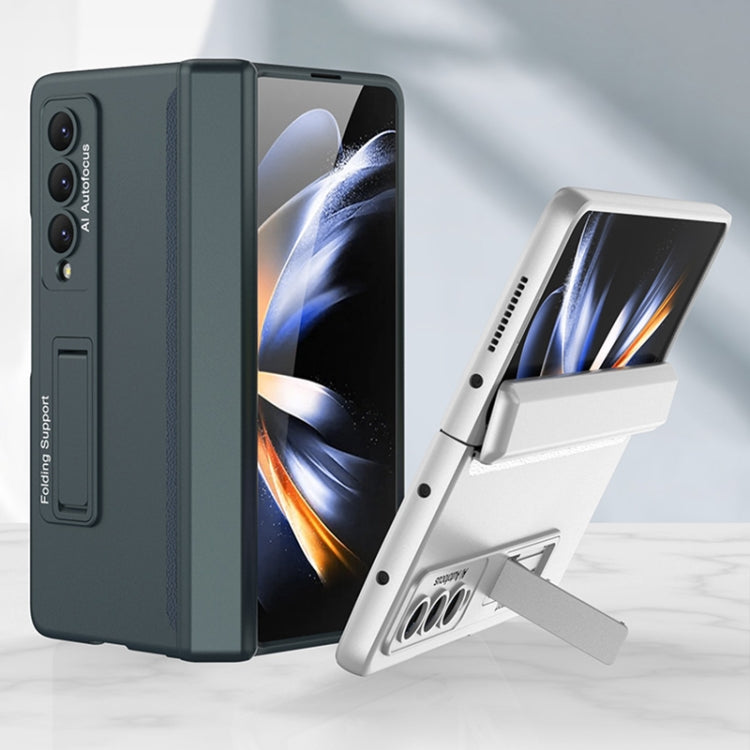 For Samsung Galaxy Z Fold4 GKK Magnetic Hinged Folding Full Phone Case(Black)