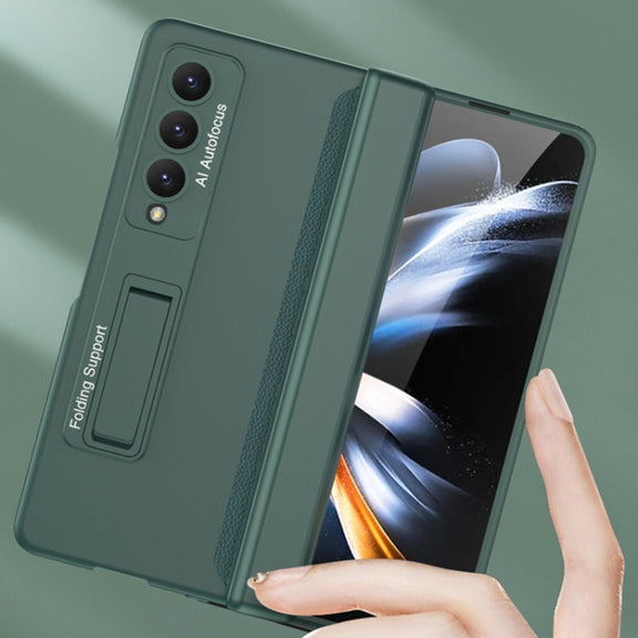 For Samsung Galaxy Z Fold4 GKK Magnetic Hinged Folding Full Phone Case(Black)
