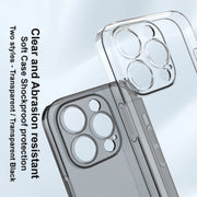 For iPhone 14 Pro Max imak UX-5 Series Shockproof TPU Protective Phone Case(Transparent Black)