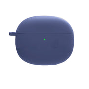 For Redmi Buds4 Pro Silicone Earphone Protective Case with D Carabiner(Dark Blue)