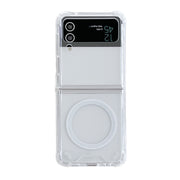 For Samsung Galaxy Z Flip3 5G Magsafe Magnetic Transparent Shockproof Phone Case