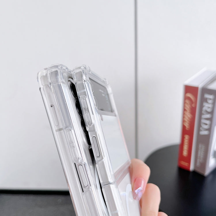 For Samsung Galaxy Z Flip4 Magsafe Magnetic Transparent Shockproof Phone Case
