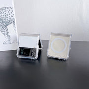 For Samsung Galaxy Z Flip4 Magsafe Magnetic Transparent Shockproof Phone Case
