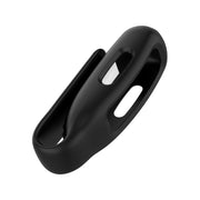 For Fitbit Inspire 3 Steel Sheet Silicone Protective Clip Case Cover(Black)