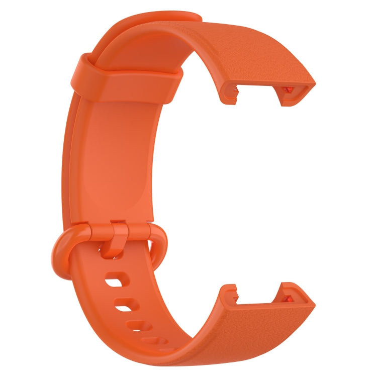 For Xiaomi MI Watch Lite / Redmi Watch Litchi Texture Leather Watch Band(Orange)
