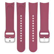 For Xiaomi Watch S1 Pro Solid Color Silicone Watch Band(Wine Red)
