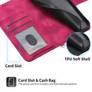 For Xiaomi Redmi Note 11 Pro Skin-feel Flowers Embossed Wallet Leather Phone Case(Wine Red)