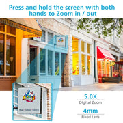 A18 4MP HD Wireless WiFi Smart Surveillance Camera, Specification:EU Plug