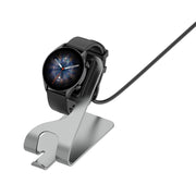 For Amazfit GTR4 / GTR4 Pro Rotatable Smart Watch Metal Charger Stand(Grey)