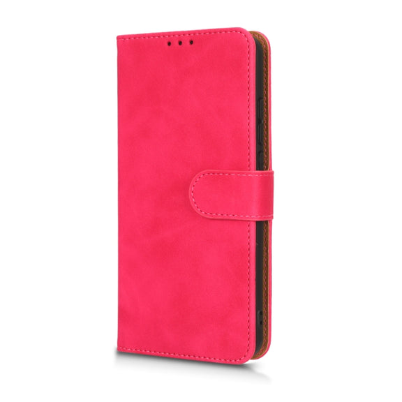 For Xiaomi Redmi A1 4G Skin Feel Magnetic Flip Leather Phone Case(Rose Red)