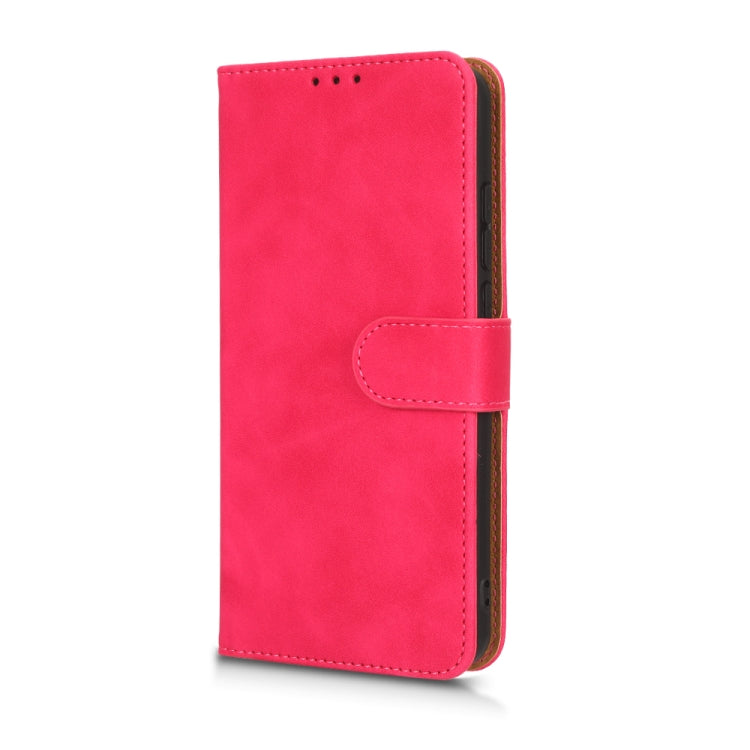 For Xiaomi Redmi A1 4G Skin Feel Magnetic Flip Leather Phone Case(Rose Red)