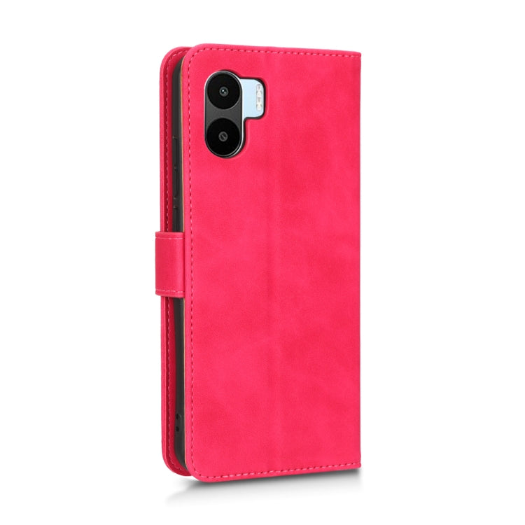 For Xiaomi Redmi A1 4G Skin Feel Magnetic Flip Leather Phone Case(Rose Red)