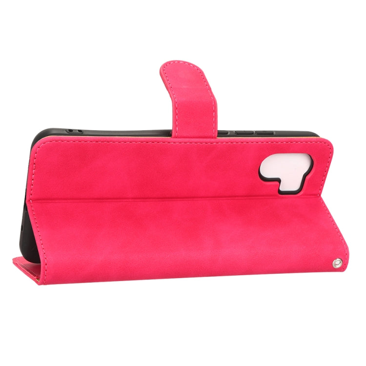 For Xiaomi Redmi A1 4G Skin Feel Magnetic Flip Leather Phone Case(Rose Red)