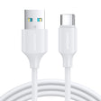 JOYROOM S-UC027A9 3A USB to USB-C/Type-C Fast Charging Data Cable, Length: 2m(White) - USB-C & Type-C Cable by JOYROOM | Online Shopping South Africa | PMC TechLife | Buy Now Pay Later Mobicred