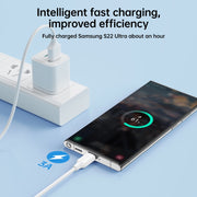 JOYROOM S-UC027A9 3A USB to USB-C/Type-C Fast Charging Data Cable, Length: 2m(White)