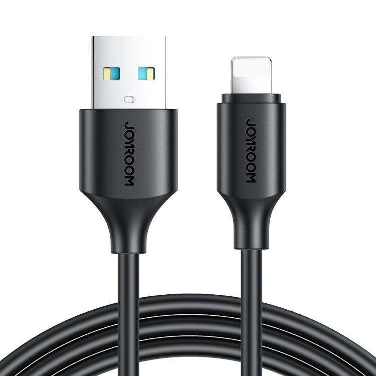 JOYROOM S-UL012A9 2.4A USB to 8 Pin Fast Charging Data Cable, Length:2m(Black)