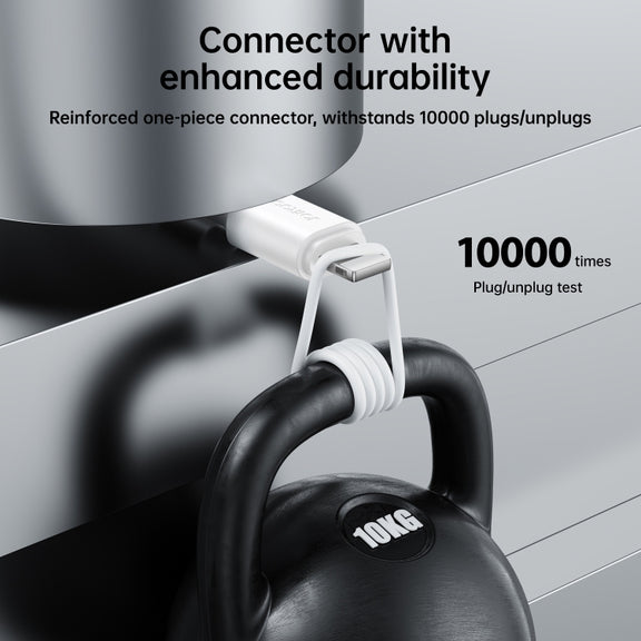 JOYROOM S-UL012A9 2.4A USB to 8 Pin Fast Charging Data Cable, Length:0.25m(Black)