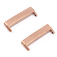 For Fitbit Versa 4 / Sense 2 1 Pair Universal Metal Watch Band Connectors(Rose Gold) -  by PMC TechLife | Online Shopping South Africa | PMC TechLife